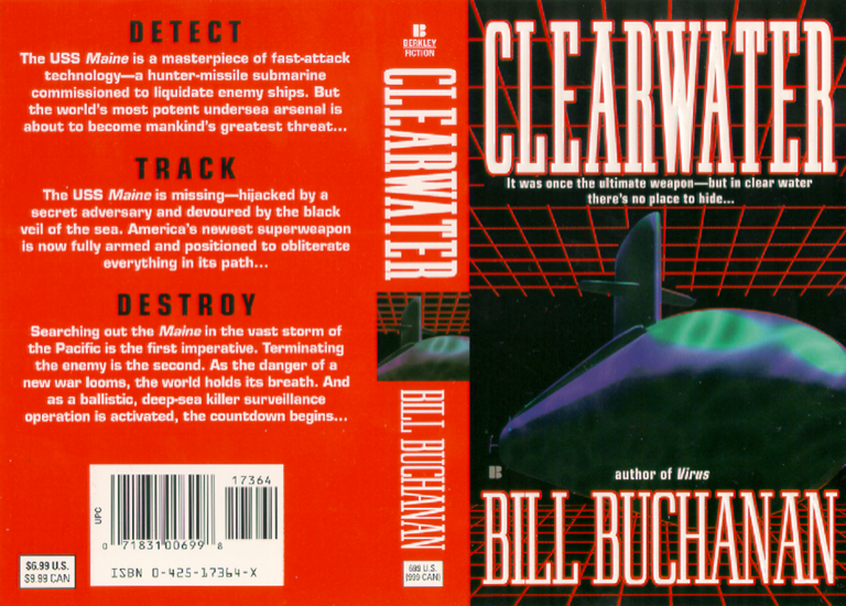 ClearWater Military TechnoTrhiller Novel by Bill Buchanan Full Cover 600-768